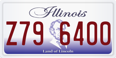IL license plate Z796400