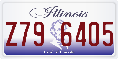 IL license plate Z796405