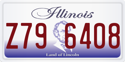 IL license plate Z796408