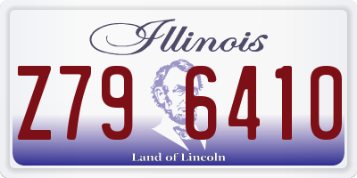 IL license plate Z796410
