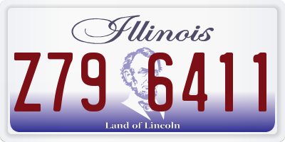 IL license plate Z796411