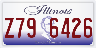 IL license plate Z796426