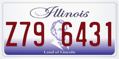 IL license plate Z796431
