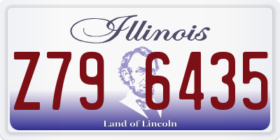 IL license plate Z796435