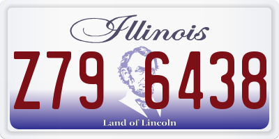 IL license plate Z796438