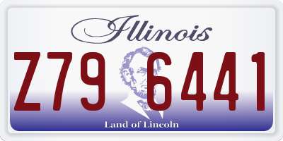 IL license plate Z796441