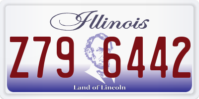 IL license plate Z796442