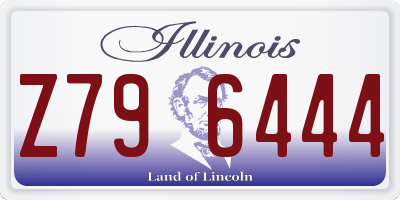 IL license plate Z796444