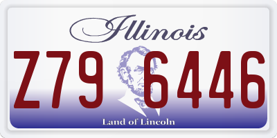 IL license plate Z796446