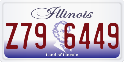 IL license plate Z796449