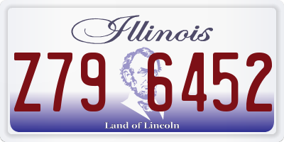 IL license plate Z796452