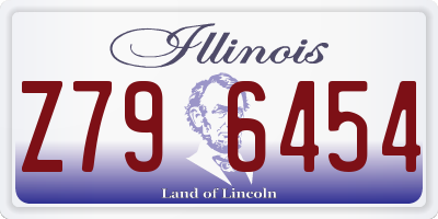 IL license plate Z796454