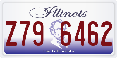 IL license plate Z796462