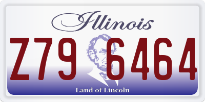 IL license plate Z796464