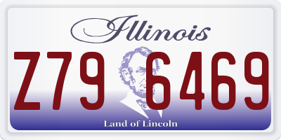 IL license plate Z796469