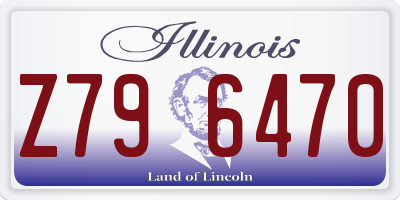 IL license plate Z796470