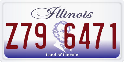 IL license plate Z796471