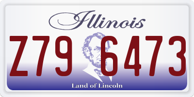 IL license plate Z796473