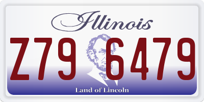 IL license plate Z796479