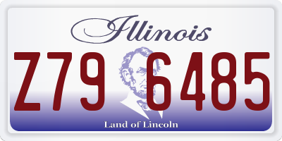 IL license plate Z796485