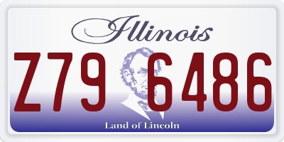 IL license plate Z796486