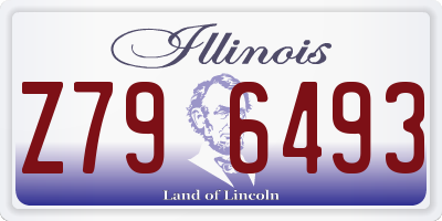 IL license plate Z796493