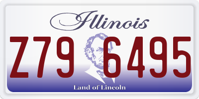 IL license plate Z796495