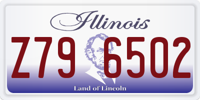 IL license plate Z796502