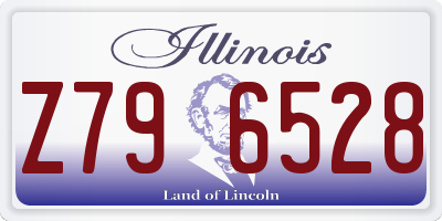IL license plate Z796528
