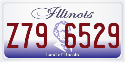 IL license plate Z796529