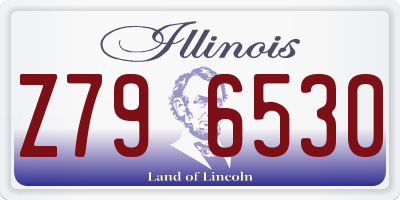 IL license plate Z796530