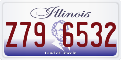 IL license plate Z796532