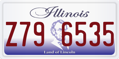 IL license plate Z796535