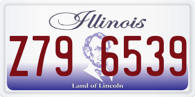 IL license plate Z796539
