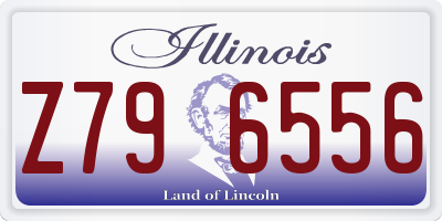 IL license plate Z796556