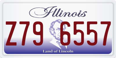 IL license plate Z796557