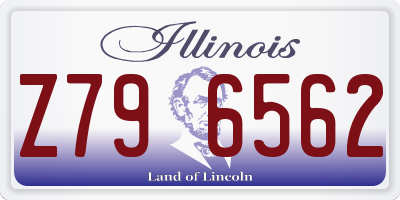 IL license plate Z796562