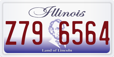 IL license plate Z796564