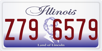 IL license plate Z796579