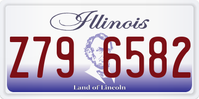 IL license plate Z796582