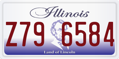 IL license plate Z796584