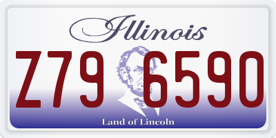 IL license plate Z796590