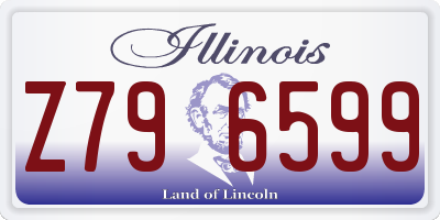 IL license plate Z796599