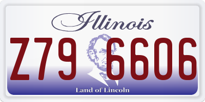 IL license plate Z796606