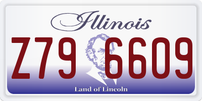 IL license plate Z796609