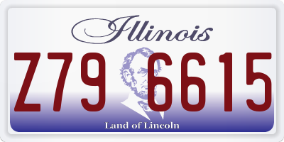 IL license plate Z796615