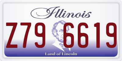IL license plate Z796619