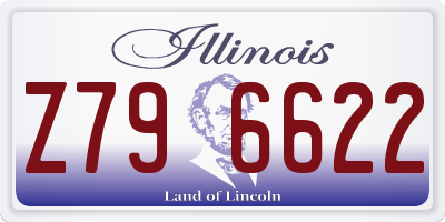 IL license plate Z796622