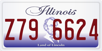 IL license plate Z796624