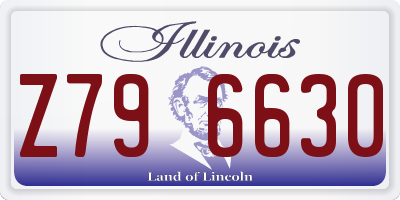IL license plate Z796630